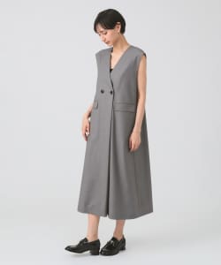 ロング ジレ ワンピース
