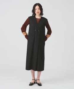 ロング ジレ ワンピース