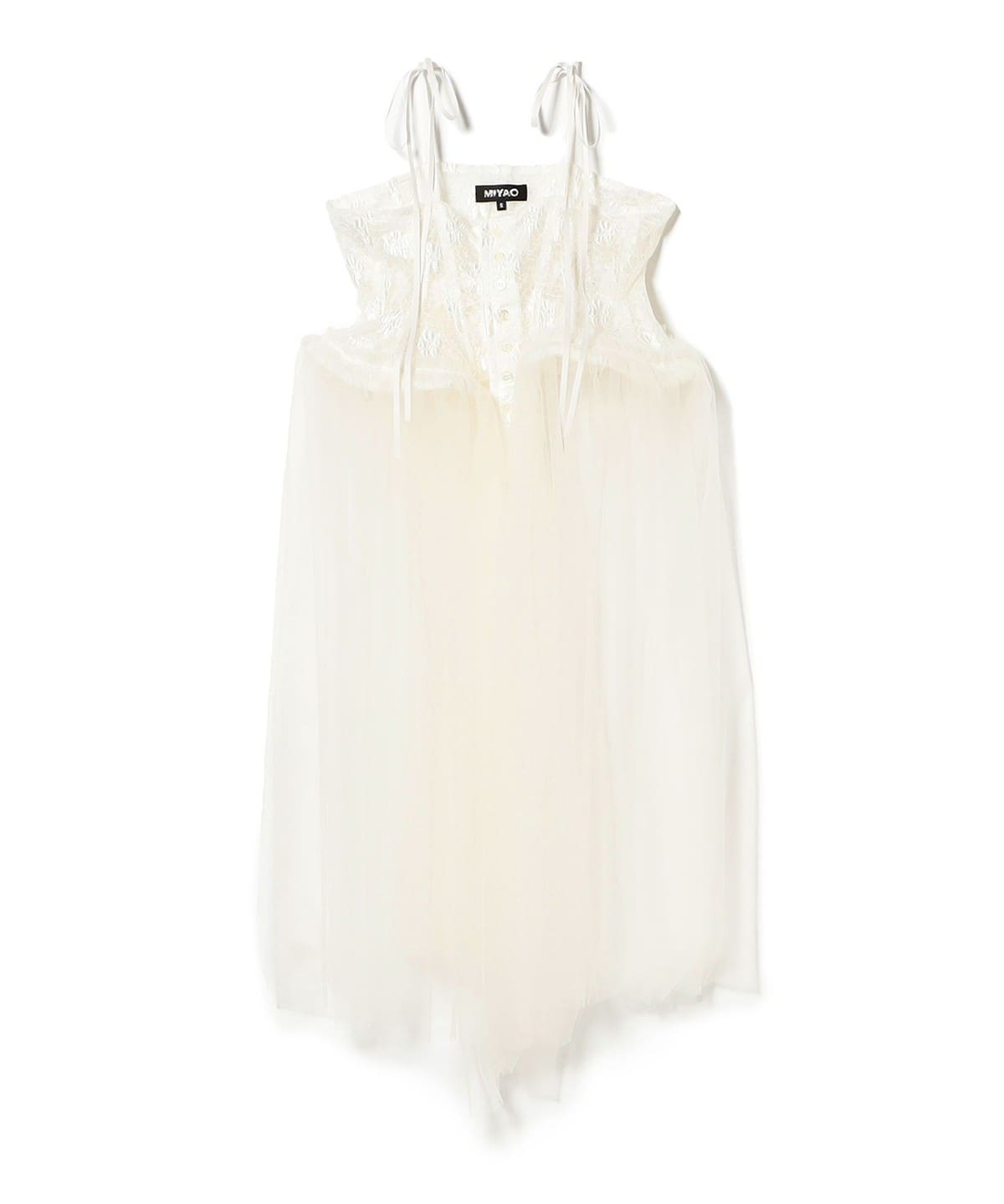 MIYAO ミヤオ / レースチュール ワンピース ワンピース WOMEN ☆OffWhite S MIYAO ミヤオ / レースチュール ワンピース ワンピース WOMEN ☆OffWhite S
