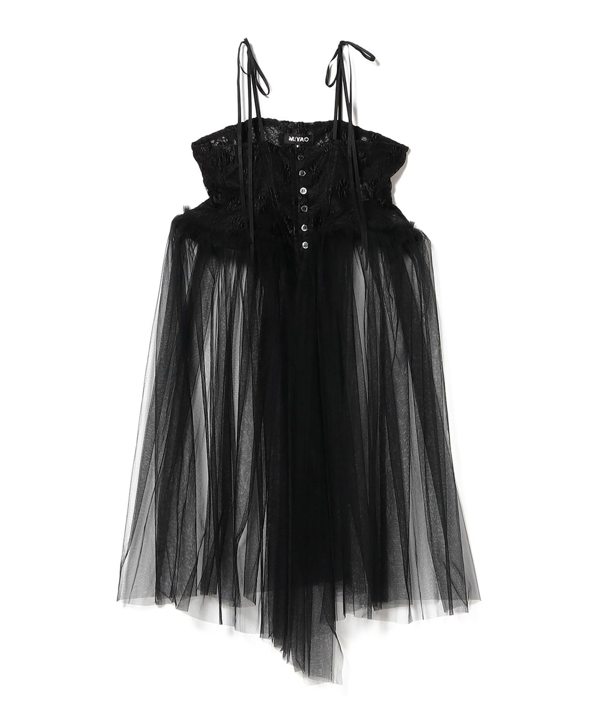 MIYAO ミヤオ / レースチュール ワンピース ワンピース WOMEN BLACK S MIYAO ミヤオ / レースチュール ワンピース ワンピース WOMEN BLACK S