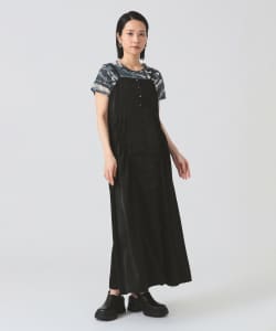 サテン ドロスト キャミワンピース