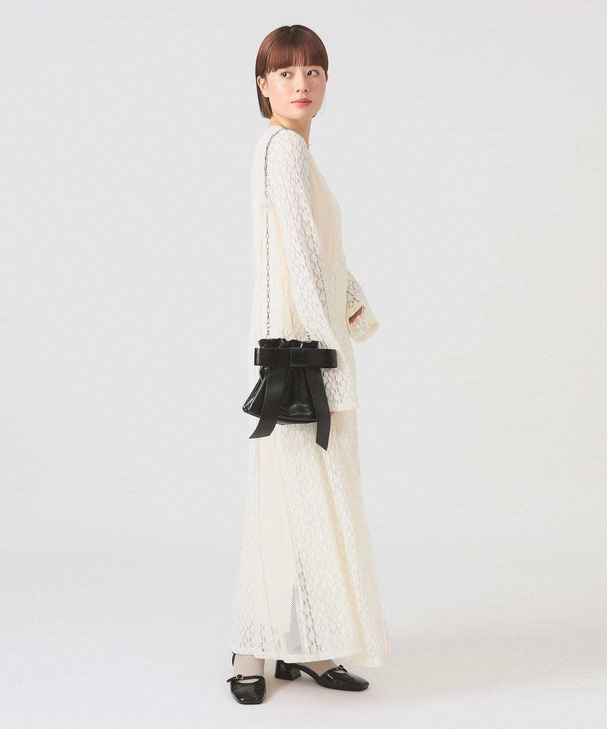 Ray BEAMS（レイ ビームス）【タイムセール】レース キリカエ メッシュ