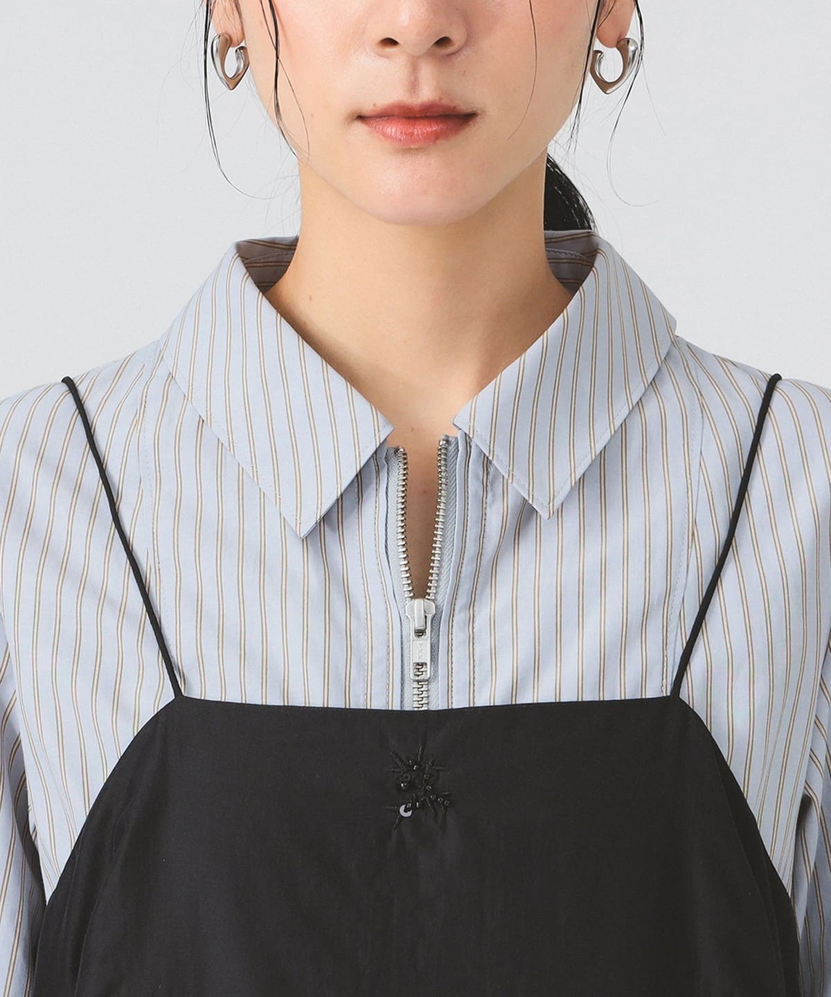 Ray BEAMS（レイ ビームス）ビーズ 刺繍 キャミ ワンピース