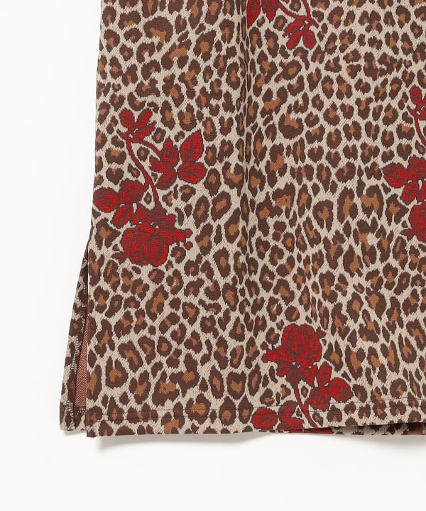 【今期新作】FUMIE=TANAKA/レオパード ジャカード ワンピース Ray BEAMS（レイ ビームス）FUMIE＝TANAKA / レオパード ジャ