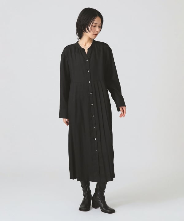 新品未使用 RayBEAMS プリーツ切り替えワンピース BEAMS ワンピ 黒 Amazon.co.jp: [レイビームス] ワンピース セパレート プリーツ