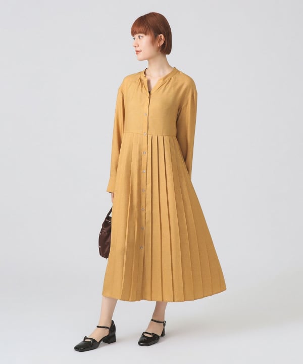 新品未使用 RayBEAMS プリーツ切り替えワンピース BEAMS ワンピ 黒 Amazon.co.jp: [レイビームス] ワンピース セパレート プリーツ