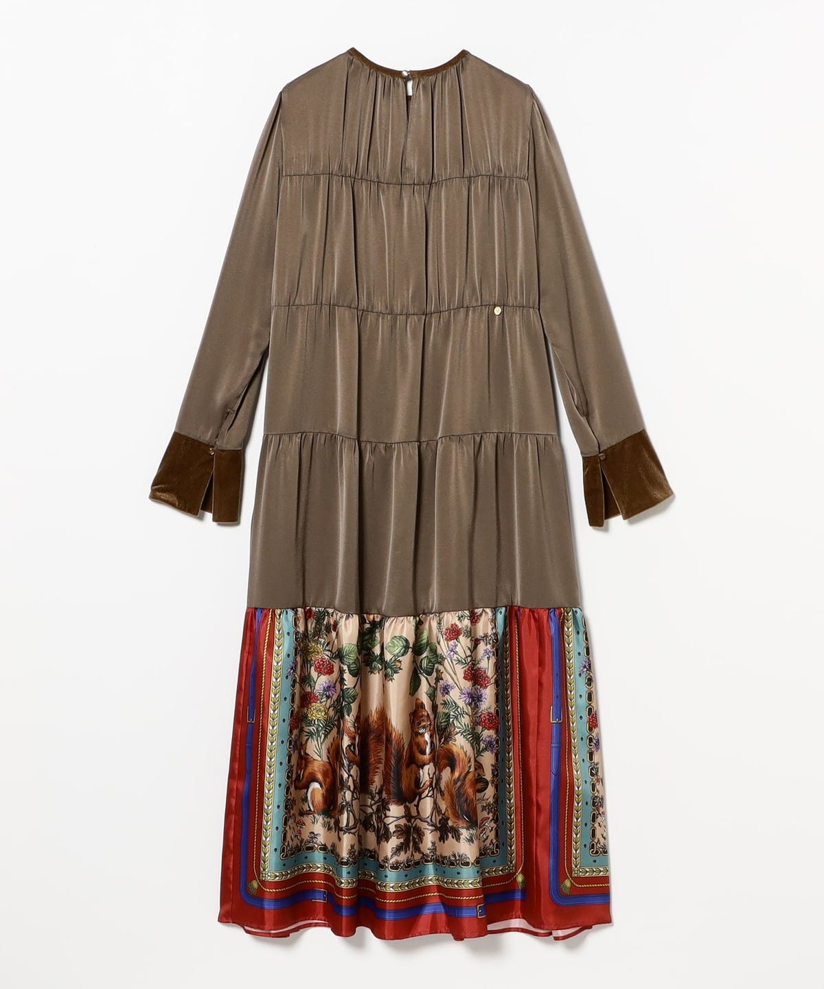 Ray BEAMS（レイ ビームス）MUVEIL / スカーフ柄 ワンピース