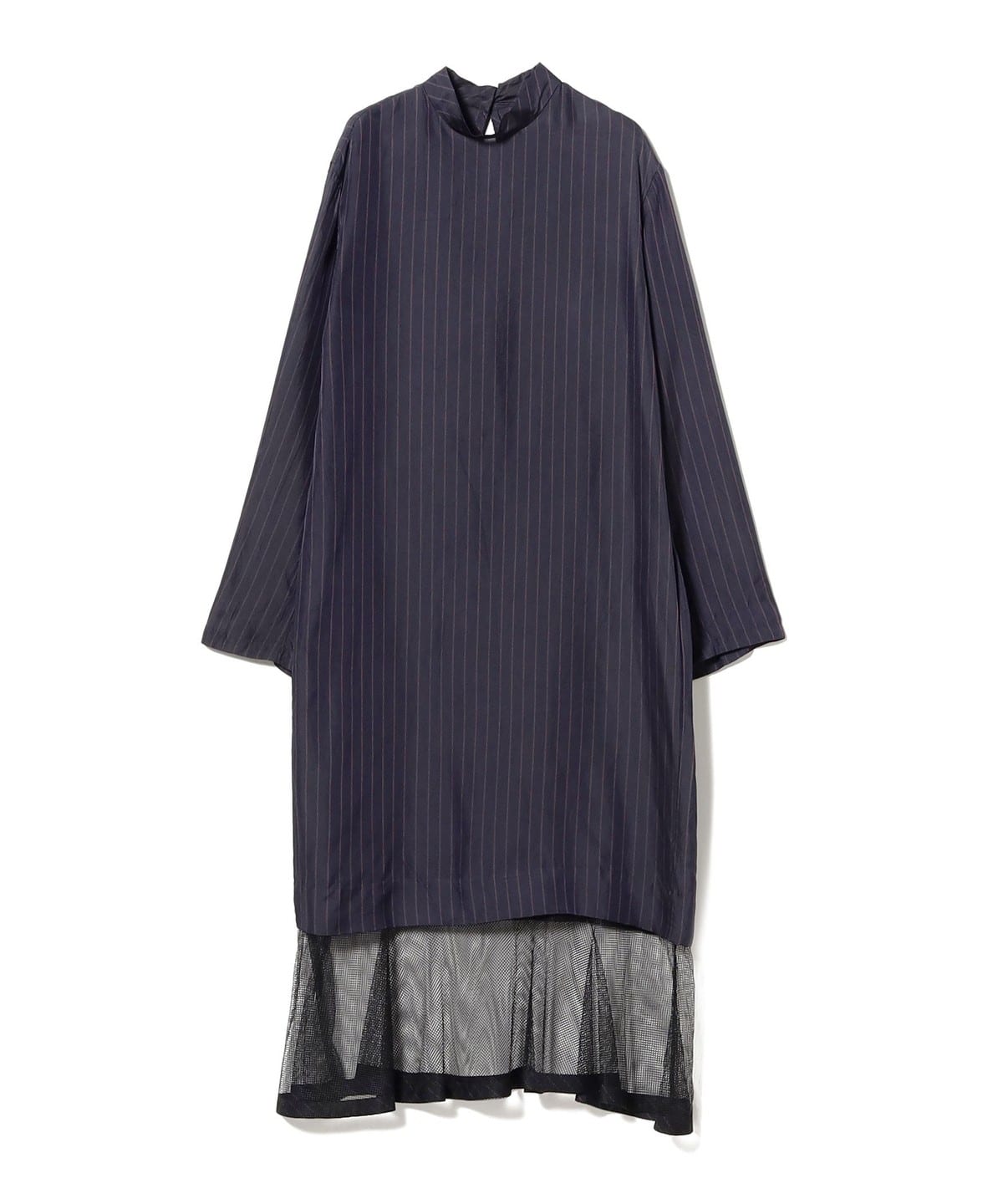 TOGA TOO / CUPRA STRIPE DRESS ワンピース WOMEN 13 NAVY S TOGA TOO / CUPRA STRIPE DRESS ワンピース WOMEN 13 NAVY S