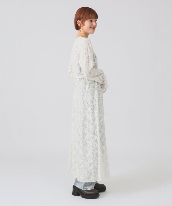 Ray BEAMS コットンレースワンピース B:MING by BEAMS（ビーミングバイビームス）の「B:MING by BEAMS