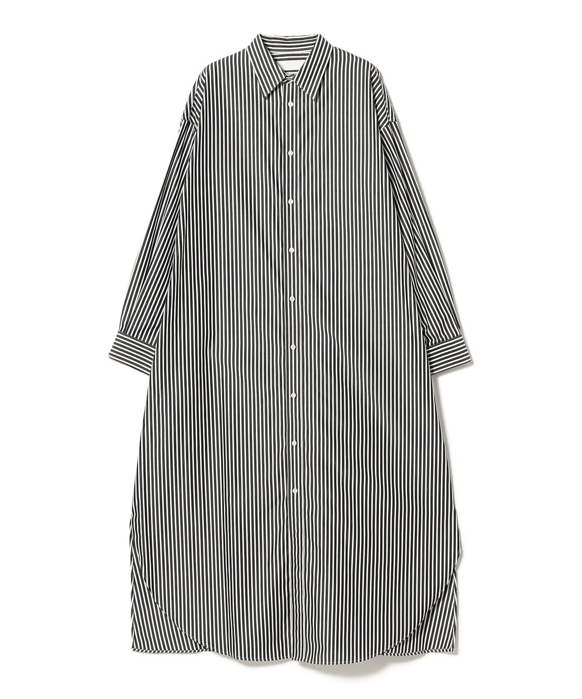 Graphpaper グラフペーパー / High Count Broad Oversized Regular Collar Shirt Dress ワンピース WOMEN BlackStripe 00 Graphpaper グラフペーパー / High Count Broad Oversized Regular Collar Shirt Dress ワンピース WOMEN BlackStripe 00