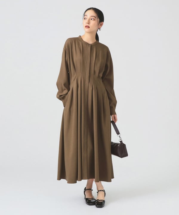 Ray BEAMS（レイ ビームス）タックウエスト バンドカラー