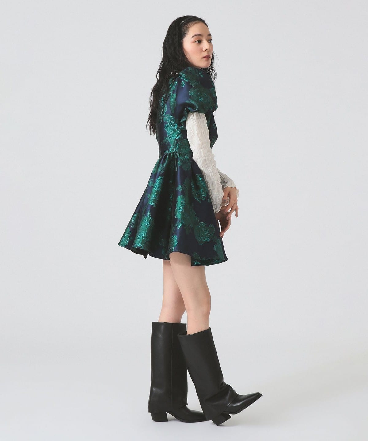 VEMURAM Jane Ray 【美品】 Ray BEAMS（レイ ビームス）sister jane / Swing Spot Organza Mini