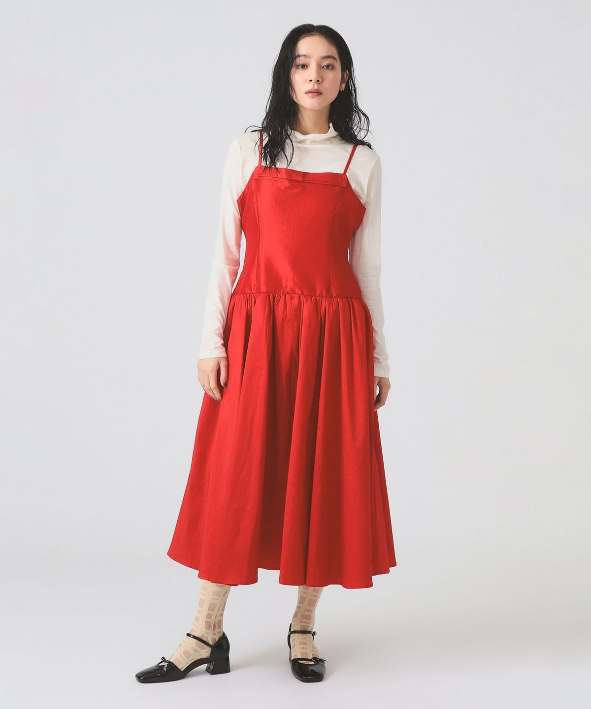 Ray BEAMS（レイ ビームス）sister jane / Quartet Taffeta Midi Dress