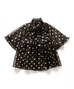 sister jane / Swing Spot Organza Mini Deress