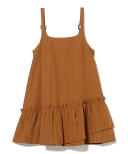 アシメフリルヘム キャミ ワンピース