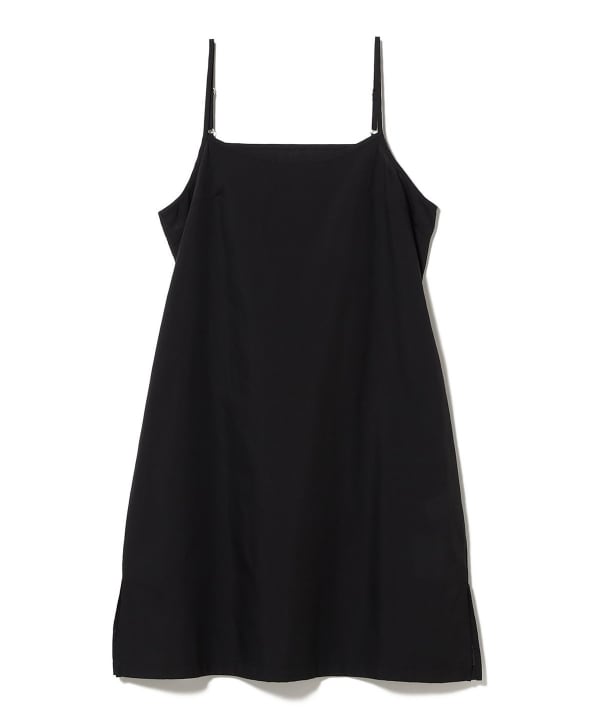 Linen balloon sleeve dress