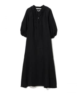 リネン バルーンスリーブ ワンピース