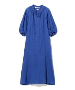 リネン バルーンスリーブ ワンピース