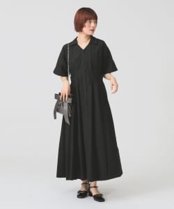 ウエスト タック スキッパー ワンピース