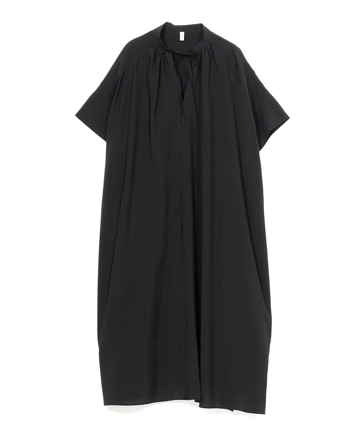 08sircus �[���n�`�T�[�J�X / Modal silk gather neck dress �����s�[�X WOMEN black 1