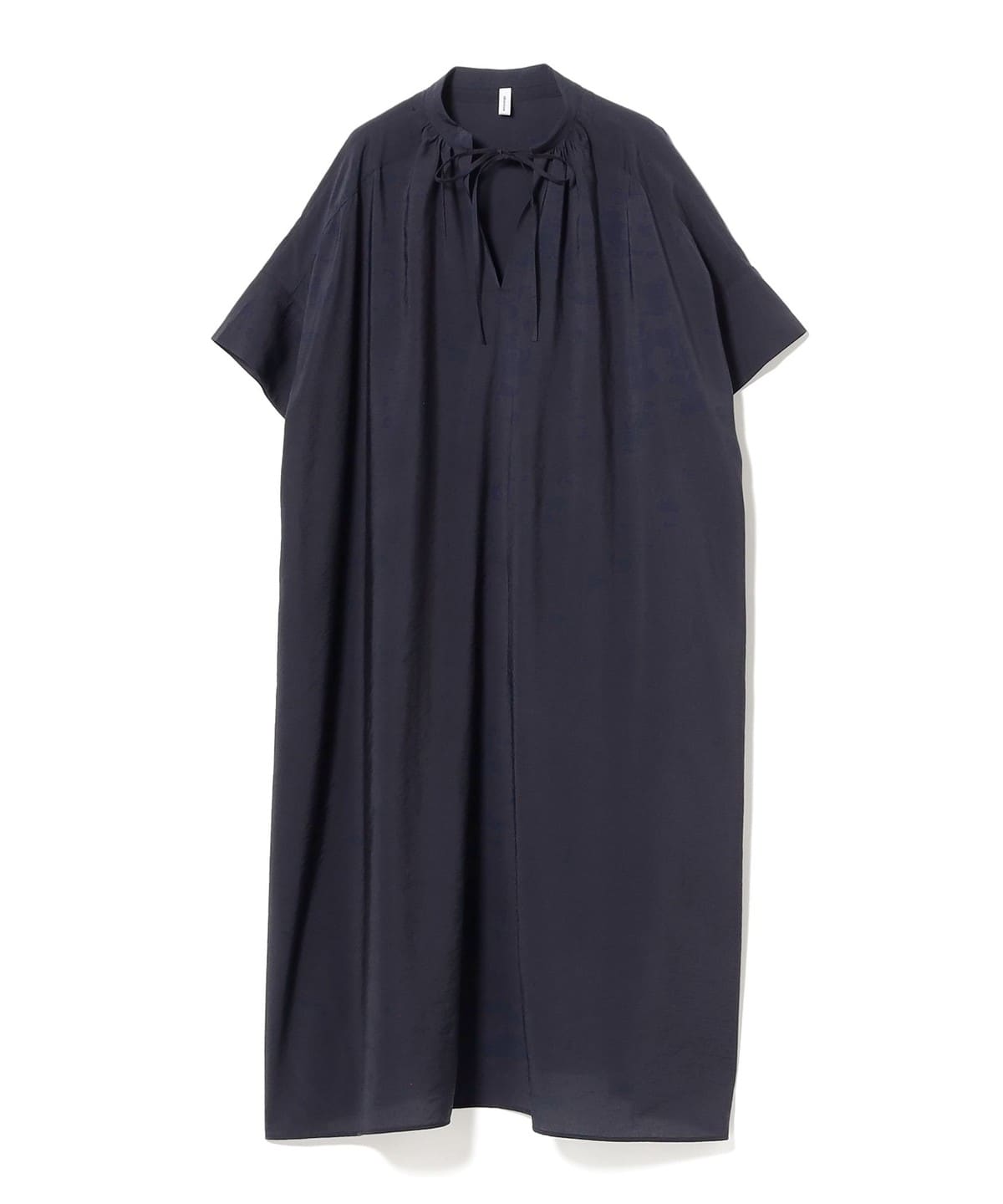 08sircus �[���n�`�T�[�J�X / Modal silk gather neck dress �����s�[�X WOMEN navy 1