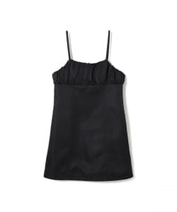 【+10%ポイントUP】サテン ミニ キャミソール ワンピース