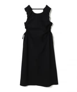 カットアウト ノースリーブ ワンピース