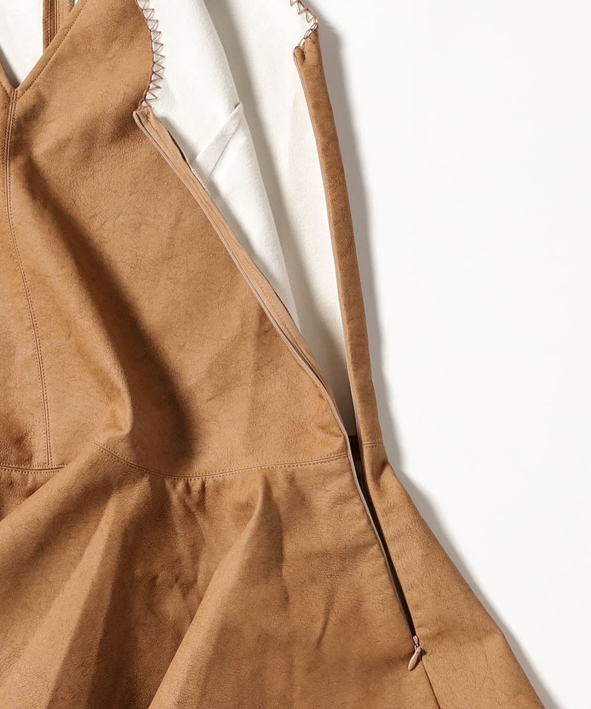 GHOSPELL フェイクレザー ワンピース Ray BEAMS Ray BEAMS（レイ ビームス）GHOSPELL / Camila Faux Leather Mini