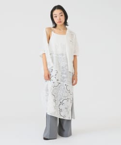 レース パッチワーク キャミ ワンピース