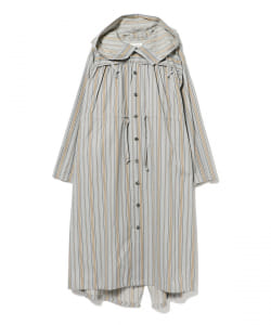 ○beautiful people / パジャマ ストライプ パーカー ワンピース