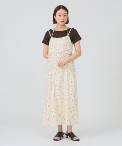 フラワー プリント キャミワンピース