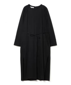 08sircus / Organic cotton jersey suede finish raglan sleeve dress