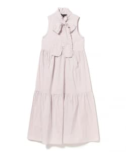 sister jane / Wave Stripe Bow Maxi Dress