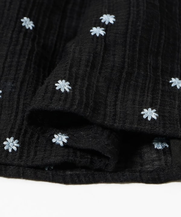 刺繍 ティアード キャミ ワンピース