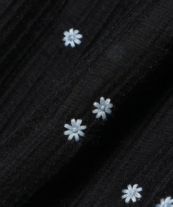 刺繍 ティアード キャミ ワンピース