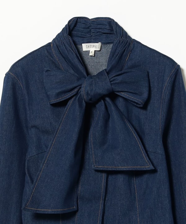 GHOSPELL / Autumn Denim Mini Dress
