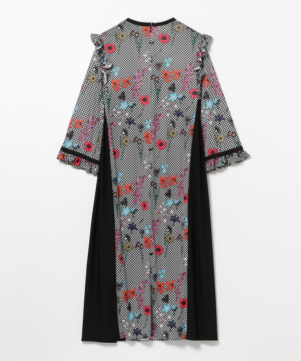 Ray Beams レイ ビームス Noma T D Ray Beams 別注 フラワー チェック ドレス ワンピース ワンピース 通販 Beams