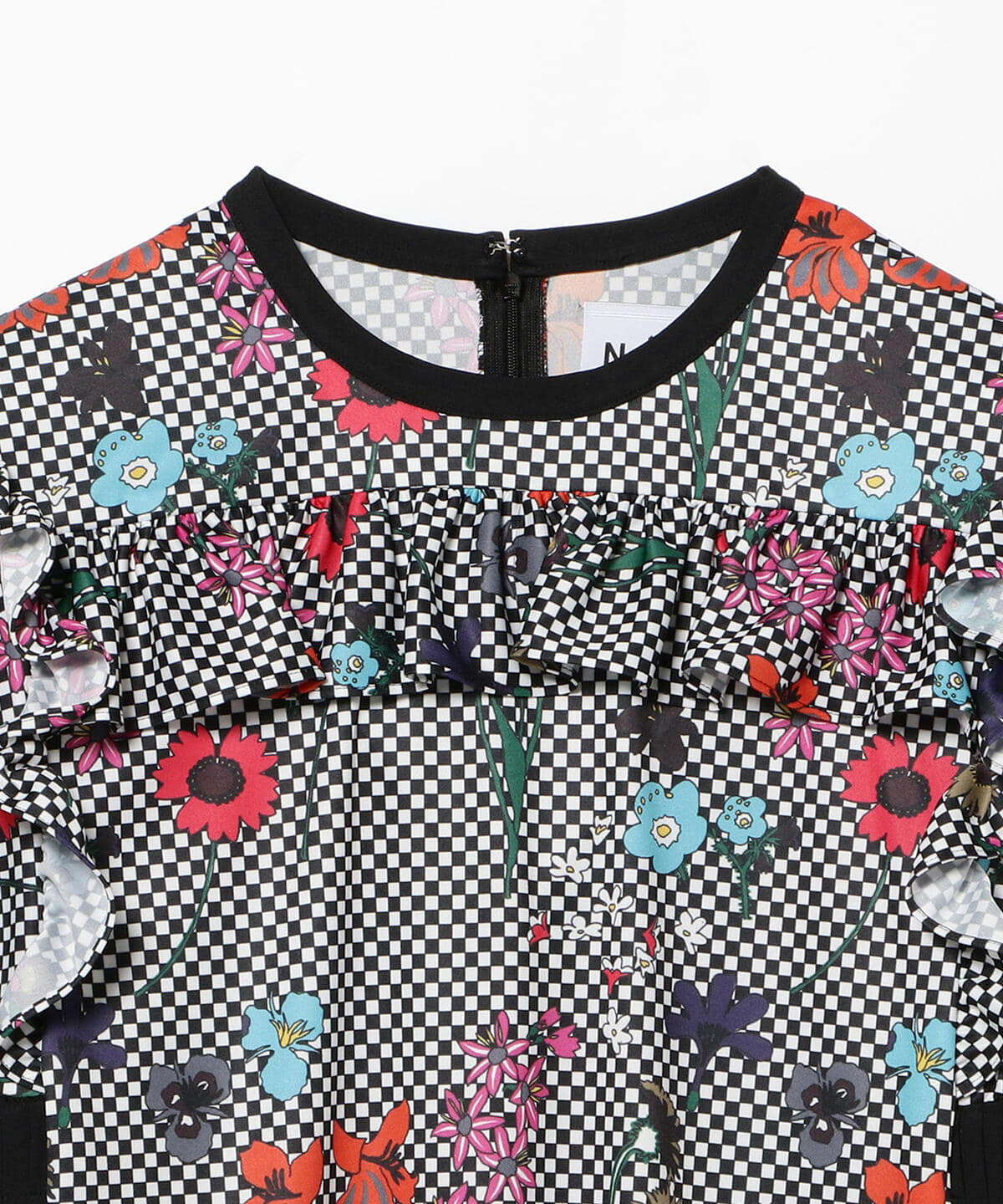 Ray Beams レイ ビームス Noma T D Ray Beams 別注 フラワー チェック ドレス ワンピース ワンピース 通販 Beams