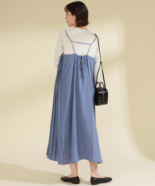 人気特価激安 キャミワンピース プリーツ サイド Beams Ray ワンピース