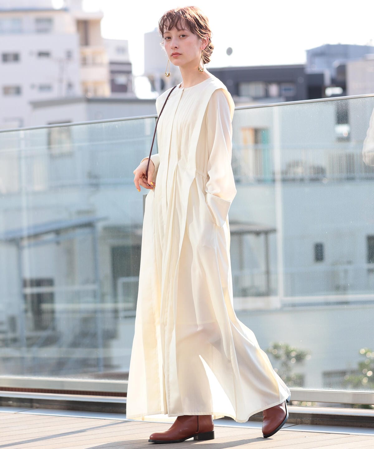 Web限定 レイビームス シャツワンピ 日本産