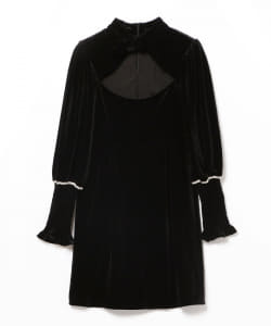 ○DREAM sister jane / Velvet Mini Dress