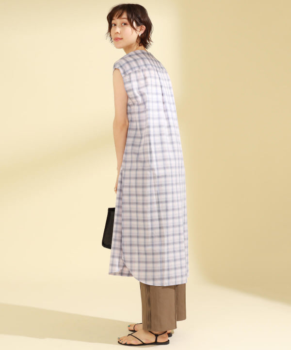 Ray Beams レイ ビームス 予約 Gymphlex ノースリーブ シャツ ドレス ワンピース ワンピース 通販 Beams