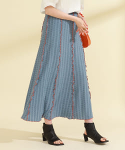 Ray BEAMS / 女裝 色調 縫線 魚尾 長裙