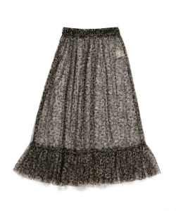 【4/24再値下げ】○FUMIE＝TANAKA × Ray BEAMS / 別注 フリル メッシュ スカート