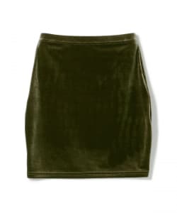 ▲○SIMONE WILD / Velvet Mini Skirt