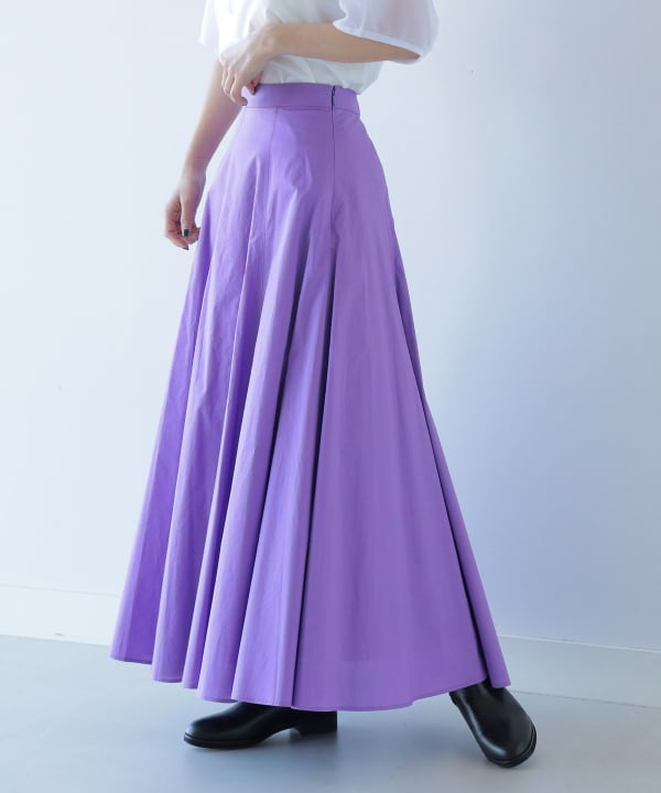 Ray BEAMS Ray BEAMS [Outlet] Ray BEAMS / Cotton Long Flare Skirt