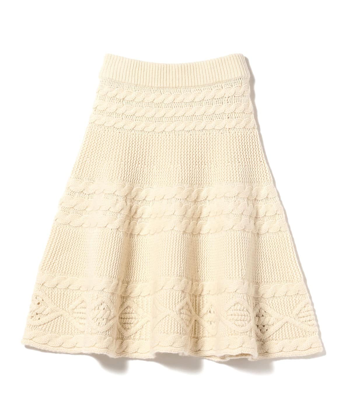 Ray BEAMS（レイ ビームス）〇babaco / Rib Cable Skirt（スカート