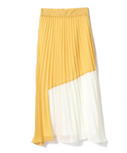 sister jane / Block Pleated Skirt