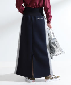 Champion × Ray BEAMS / 別注 スウェット ロング スカート