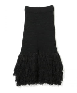▲○Uhr / Knit Fringe Skirt